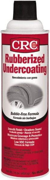 CRC - 20 oz Black Automotive Rubberized Coating - Comes in Can - Exact Tool & Supply