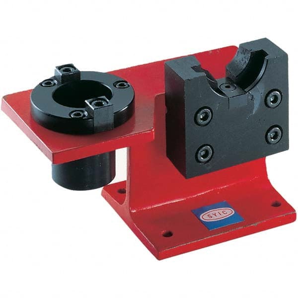 Techniks - Tool Holder Tightening Fixtures Compatible Taper: CAT40 Number of Positions: 2 - Exact Tool & Supply