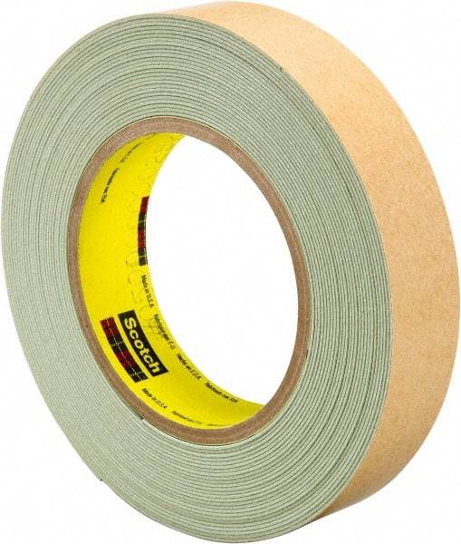 3M - 1" Wide x 10 Yd Long Green Rubber Masking Tape - Series 60894, 33 mil Thick, 25 In/Lb Tensile Strength - Exact Tool & Supply
