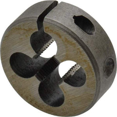 Interstate - 5/16-36 Thread, 1" Outside Diam High Speed Steel Round Die - Right Hand Thread, Adjustable - Exact Tool & Supply