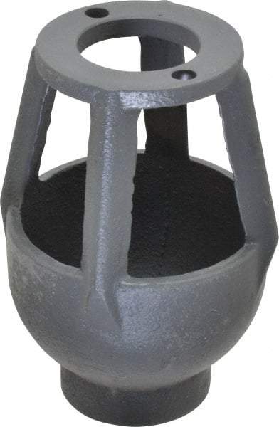 Watts - 3/4 to 1" Fit, 3-1/4" Diam, Air Gap Drain - 4-7/8" High, Cast Iron - Exact Tool & Supply