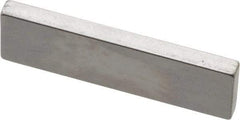 Mitutoyo - 0.101" Rectangular Steel Gage Block - Accuracy Grade AS-1, Includes Certificate of Inspection - Exact Tool & Supply