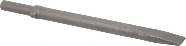 Ingersoll-Rand - 1" Head Width, 12" OAL, Flat Chisel - Round Drive, Round Shank, Steel - Exact Tool & Supply