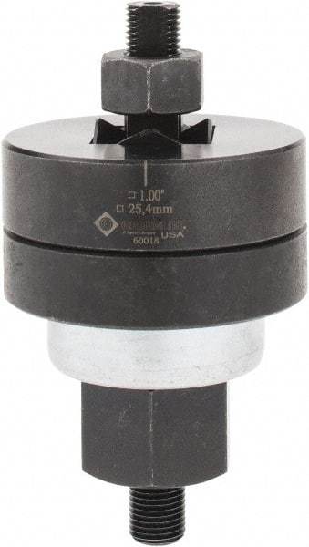 Greenlee - 1 Inch Hole Length x 1 Inch Wide, Square, Knockout Punch Unit - Hydraulic and Manually Operated, 14 Gauge Max in Mild Steel - Exact Tool & Supply