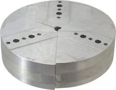 Abbott Workholding Products - 8" & Up Chuck Capacity, Northfield Attachment, Round Soft Lathe Chuck Jaw - 3 Jaws, Aluminum, 7.92" Wide x 2" High - Exact Tool & Supply