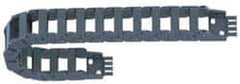 Igus - 3 Ft. Long, Igumid G, Fixed Open Cable and Hose Carrier - 0.59 Inch Inside Width x 0.71 Inch Inside Height, 1.02 Inch Outside Width x 0.91 Inch Outside Height, 1-1/2 Inch Bend Radius - Exact Tool & Supply