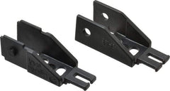 Igus - 1.02 Inch Outside Width x 0.94 Inch Outside Height, Cable and Hose Carrier Steel Zipper Mounting Bracket Set - 1-1/2 Inch Bend Radius, 0.59 Inch Inside Width x 0.67 Inch Inside Height - Exact Tool & Supply