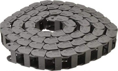 Igus - 6 Ft. Long, Igumid G, Fixed Open Cable and Hose Carrier - 0.98 Inch Inside Width x 0.71 Inch Inside Height, 1.42 Inch Outside Width x 0.91 Inch Outside Height, 1-1/2 Inch Bend Radius - Exact Tool & Supply