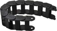 Igus - 1 Ft. Long, Igumid G, Fixed Open Cable and Hose Carrier - 1-1/2 Inch Inside Width x 0.71 Inch Inside Height, 1.93 Inch Outside Width x 0.91 Inch Outside Height, 1-1/2 Inch Bend Radius - Exact Tool & Supply