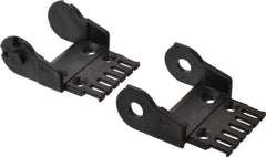 Igus - 2.87 Inch Outside Width x 1.38 Inch Outside Height, Cable and Hose Carrier Plastic Open Mounting Bracket Set - 2.17 Inch Bend Radius, 2.24 Inch Inside Width x 0.98 Inch Inside Height - Exact Tool & Supply
