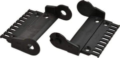 Igus - 4.69 Inch Outside Width x 1.38 Inch Outside Height, Cable and Hose Carrier Plastic Open Mounting Bracket Set - 4.92 Inch Bend Radius, 4.06 Inch Inside Width x 0.98 Inch Inside Height - Exact Tool & Supply