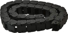 Igus - 3 Ft. Long, Igumid G, Snap Open Cable and Hose Carrier - 0.98 Inch Inside Width x 0.67 Inch Inside Height, 1.42 Inch Outside Width x 0.94 Inch Outside Height, 1-1/2 Inch Bend Radius - Exact Tool & Supply