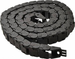 Igus - 6 Ft. Long, Igumid G, Snap Open Cable and Hose Carrier - 0.98 Inch Inside Width x 0.67 Inch Inside Height, 1.42 Inch Outside Width x 0.94 Inch Outside Height, 1-1/2 Inch Bend Radius - Exact Tool & Supply
