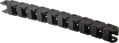Igus - 1 Ft. Long, Igumid G, Snap Open Cable and Hose Carrier - 0.98 Inch Inside Width x 0.67 Inch Inside Height, 1.42 Inch Outside Width x 0.94 Inch Outside Height, 1-1/2 Inch Bend Radius - Exact Tool & Supply