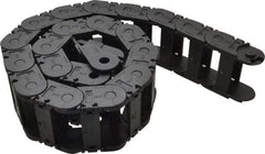 Igus - 3 Ft. Long, Igumid G, Snap Open Cable and Hose Carrier - 2.24 Inch Inside Width x 0.98 Inch Inside Height, 2.87 Inch Outside Width x 1.38 Inch Outside Height, 2.16 Inch Bend Radius - Exact Tool & Supply