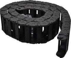 Igus - 6 Ft. Long, Igumid G, Snap Open Cable and Hose Carrier - 3.03 Inch Inside Width x 0.98 Inch Inside Height, 3.66 Inch Outside Width x 1.38 Inch Outside Height, 2.16 Inch Bend Radius - Exact Tool & Supply