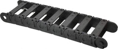 Igus - 1 Ft. Long, Igumid G, Snap Open Cable and Hose Carrier - 3.03 Inch Inside Width x 0.98 Inch Inside Height, 3.66 Inch Outside Width x 1.38 Inch Outside Height, 2.16 Inch Bend Radius - Exact Tool & Supply