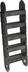 Igus - 1 Ft. Long, Igumid G, Snap Open Cable and Hose Carrier - 4.53 Inch Inside Width x 1.77 Inch Inside Height, 5.31 Inch Outside Width x 2.52 Inch Outside Height, 3.94 Inch Bend Radius - Exact Tool & Supply