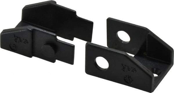 Igus - 0.89 Inch Outside Width x 0.59 Inch Outside Height, Cable and Hose Carrier Plastic Zipper Mounting Bracket Set - 1.1 Inch Bend Radius, 0.63 Inch Inside Width x 0.41 Inch Inside Height - Exact Tool & Supply