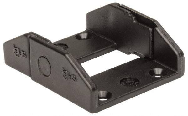 Igus - 1.46 Inch Outside Width x 0.59 Inch Outside Height, Cable and Hose Carrier Plastic Zipper Mounting Bracket Set - 1.1 Inch Bend Radius, 1.18 Inch Inside Width x 0.41 Inch Inside Height - Exact Tool & Supply