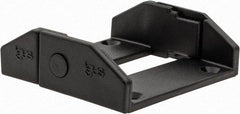 Igus - 1.85 Inch Outside Width x 0.59 Inch Outside Height, Cable and Hose Carrier Plastic Zipper Mounting Bracket Set - 1.1 Inch Bend Radius, 1.57 Inch Inside Width x 0.41 Inch Inside Height - Exact Tool & Supply