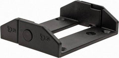 Igus - 2.24 Inch Outside Width x 0.59 Inch Outside Height, Cable and Hose Carrier Plastic Zipper Mounting Bracket Set - 1.1 Inch Bend Radius, 1.97 Inch Inside Width x 0.41 Inch Inside Height - Exact Tool & Supply