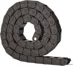 Igus - 3 Ft. Long, Igumid G, Snap Open Cable and Hose Carrier - 0.63 Inch Inside Width x 0.41 Inch Inside Height, 0.89 Inch Outside Width x 0.59 Inch Outside Height, 1.1 Inch Bend Radius - Exact Tool & Supply