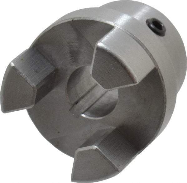 Boston Gear - 7/16" Max Bore Diam, FC12 Coupling Size, Flexible Half Coupling - 1-1/4" OD, 2.32" OAL, Steel - Exact Tool & Supply