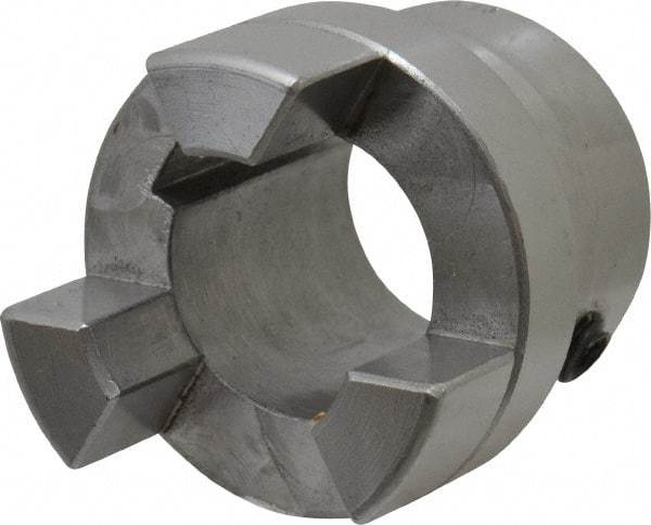 Boston Gear - 7/8" Max Bore Diam, FC15 Coupling Size, Flexible Half Coupling - 1-1/2" OD, 2.76" OAL, Steel - Exact Tool & Supply