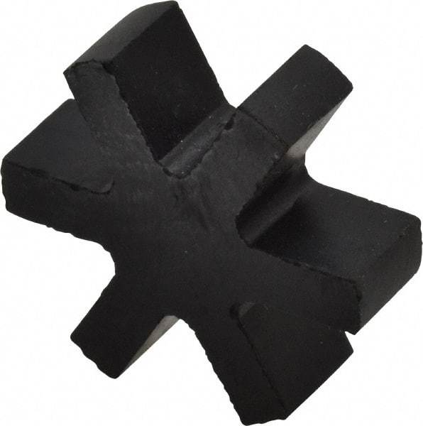 Boston Gear - 7/8" Max Bore Diam, FC15 Coupling Size, Flexible 3-Jaw Insert Coupling - 1-1/2" OD, Rubber, Order 2 Hubs & 1 Insert for Complete Coupling - Exact Tool & Supply