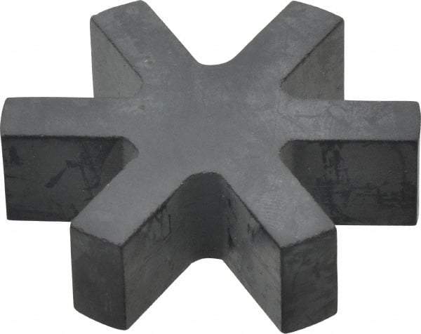 Boston Gear - 1-1/8" Max Bore Diam, FC20 Coupling Size, Flexible 3-Jaw Insert Coupling - 2" OD, Rubber, Order 2 Hubs & 1 Insert for Complete Coupling - Exact Tool & Supply