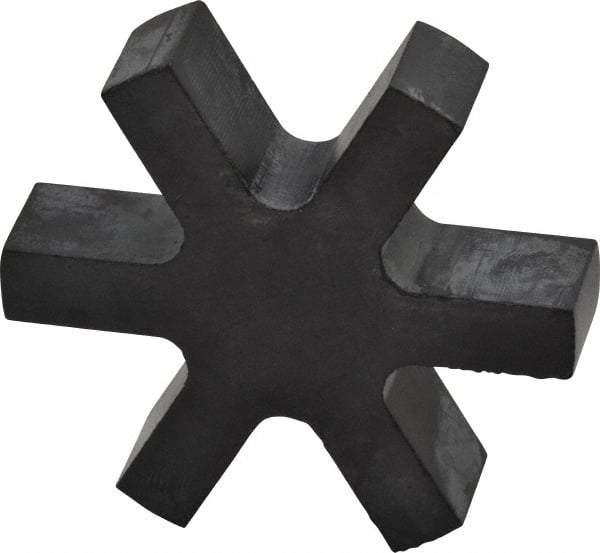 Boston Gear - 1-3/8" Max Bore Diam, FC25 Coupling Size, Flexible 3-Jaw Insert Coupling - 2-1/2" OD, Rubber, Order 2 Hubs & 1 Insert for Complete Coupling - Exact Tool & Supply