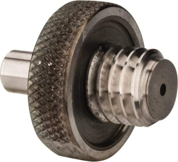 TE-CO - 7/16-14 UNC, 3/8 Inch Thread, 3/8 Inch Shaft Length, Tapped Hole Location Gage - Steel, 7/8 Inch Head Diameter, 1 Inch Overall Length - Exact Tool & Supply