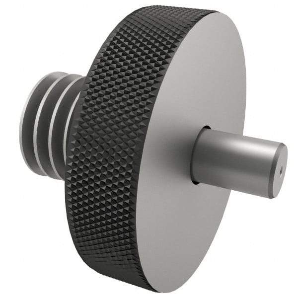 TE-CO - 7/16-20 UNF, 3/8 Inch Thread, 3/8 Inch Shaft Length, Tapped Hole Location Gage - Steel, 7/8 Inch Head Diameter, 1 Inch Overall Length - Exact Tool & Supply