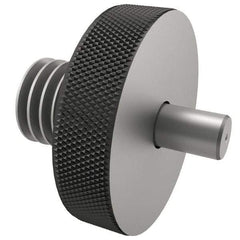 TE-CO - 7/16-20 UNF, 3/8 Inch Thread, 3/8 Inch Shaft Length, Tapped Hole Location Gage - Steel, 7/8 Inch Head Diameter, 1 Inch Overall Length - Exact Tool & Supply