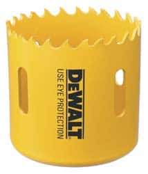 DeWALT - 3-5/8" Diam, 1-7/8" Cutting Depth, Hole Saw - Bi-Metal Saw, Toothed Edge - Exact Tool & Supply