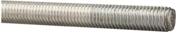 Value Collection - M12x1.75 UNC (Coarse), 1m Long, Steel Metric Threaded Rod - Zinc-Plated Finish, Right Hand Thread - Exact Tool & Supply