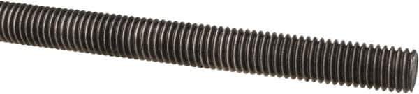 Value Collection - M10x1.5 UNC (Coarse), 1m Long, Steel Metric Threaded Rod - Oil Finish Finish, Right Hand Thread - Exact Tool & Supply