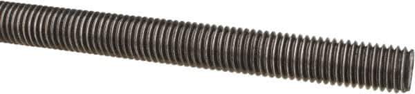 Value Collection - M12x1.75 UNC (Coarse), 1m Long, Steel Metric Threaded Rod - Oil Finish Finish, Right Hand Thread - Exact Tool & Supply