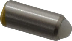 Gibraltar - 0.284" Body Length x 1/8" Body Diam, 2 Lb Init to 5 Lb Final End Force, Stainless Steel Press Fit Ball Plunger - 0.093" Ball Diam, 0.035" Max Ball Reach, +0.0010; +0.0020" Tolerance - Exact Tool & Supply