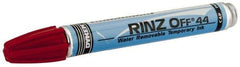 Dykem - Red Paint Marker - Broad Tip, Water Based - Exact Tool & Supply