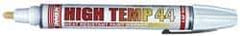 Dykem - White Oil-Based Paint Marker - Broad Tip, High Temp Ink - Exact Tool & Supply