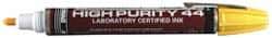 Dykem - Yellow Oil-Based Paint Marker - Broad Tip, TEC Certified Ink - Exact Tool & Supply