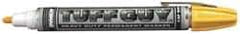 Dykem - Yellow Oil-Based Paint Marker - Broad Tip, Non-Xylene Base Ink - Exact Tool & Supply