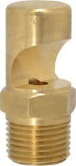 Bete Fog Nozzle - 1/2" Pipe, 145° Spray Angle, Brass, Extra Wide Fan Nozzle - Male Connection, 16.6 Gal per min at 100 psi, 1/4" Orifice Diam - Exact Tool & Supply