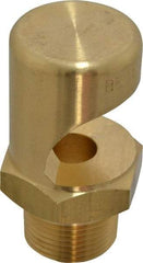 Bete Fog Nozzle - 3/4" Pipe, 145° Spray Angle, Brass, Extra Wide Fan Nozzle - Male Connection, 75.9 Gal per min at 100 psi, 1/2" Orifice Diam - Exact Tool & Supply