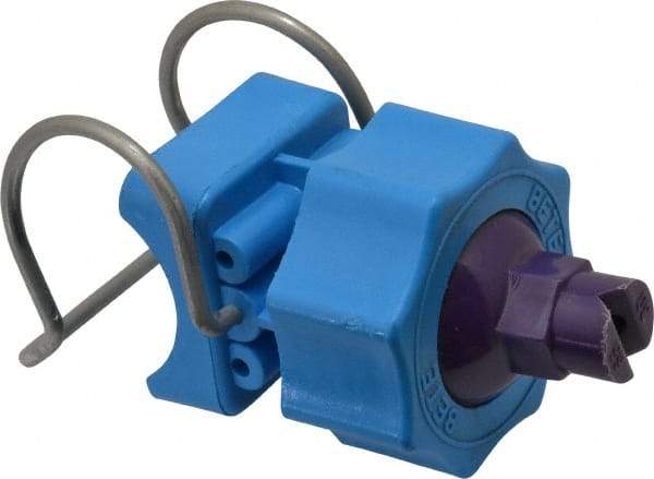 Bete Fog Nozzle - 1" Pipe, 65° Spray Angle, Grade 303 Polypropylene/Stainless Steel, Snap Release Nozzle System - 4.74 Gal per min at 100 psi, 0.141" Orifice Diam - Exact Tool & Supply
