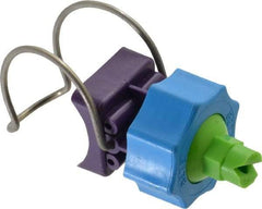 Bete Fog Nozzle - 1-1/2" Pipe, 65° Spray Angle, Grade 303 Polypropylene/Stainless Steel, Snap Release Nozzle System - 9.49 Gal per min at 100 psi, 3/16" Orifice Diam - Exact Tool & Supply