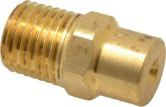 Bete Fog Nozzle - 1/4" Pipe, 60° Spray Angle, Brass, Full Cone Nozzle - Male Connection, 1.54 Gal per min at 100 psi, 0.082" Orifice Diam - Exact Tool & Supply