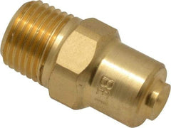 Bete Fog Nozzle - 1/8" Pipe, 120° Spray Angle, Brass, Full Cone Nozzle - Male Connection, 0.38 Gal per min at 100 psi, 0.043" Orifice Diam - Exact Tool & Supply